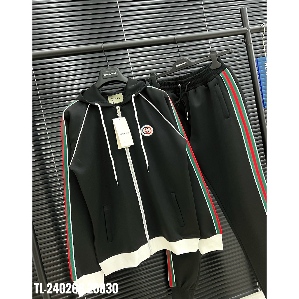 🔥Hot🔥Bộ nỉ Gucci áo hoodie thiết kế hot trend Nam Nữ Thu Đông 2023