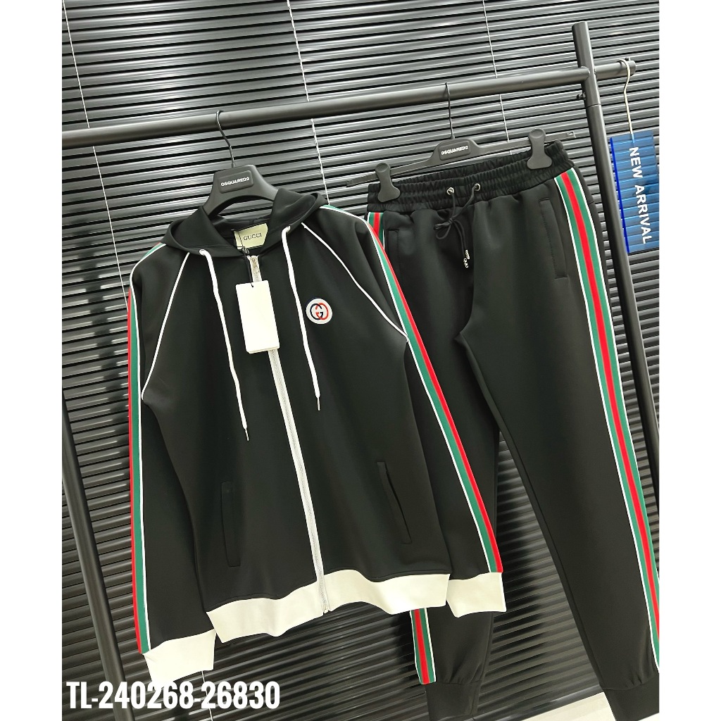 🔥Hot🔥Bộ nỉ Gucci áo hoodie thiết kế hot trend Nam Nữ Thu Đông 2023