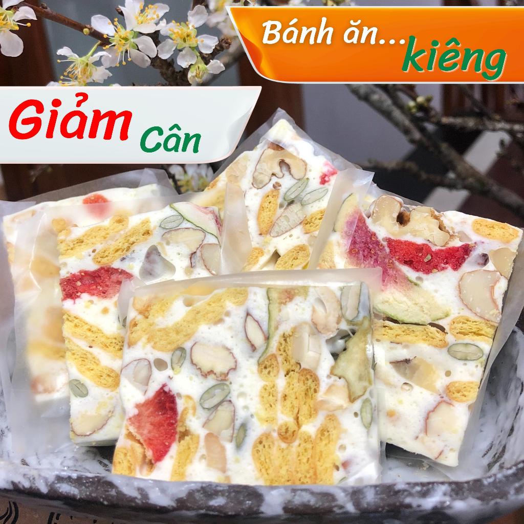 Bánh Bông Tuyết Healthy ăn kiêng giảm cân ăn vặt healthy không đường, không bơ dầu