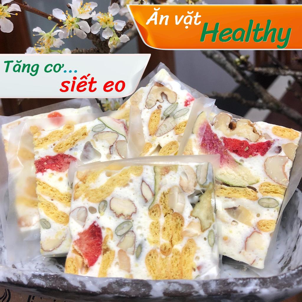 Bánh Bông Tuyết Healthy ăn kiêng giảm cân ăn vặt healthy không đường, không bơ dầu