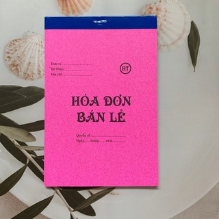 Hóa đơn bán lẻ 1 liên khổ 12.5cm x 19cm