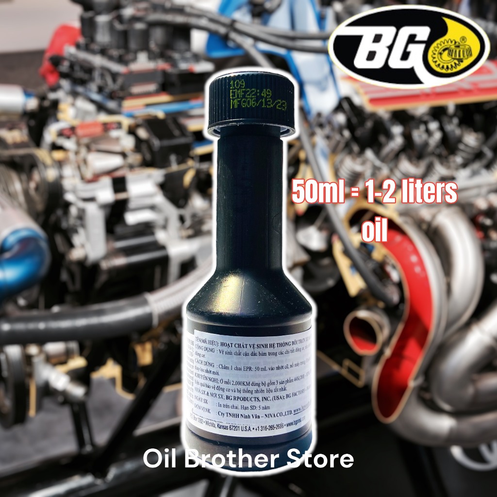 Súc động cơ, vệ sinh kim phun, bảo vệ động cơ BG USA