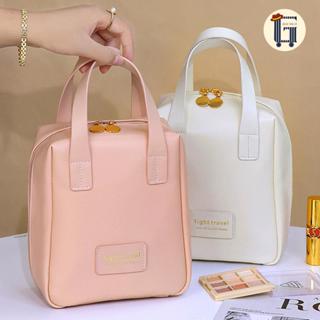 Túi đựng mỹ phẩm xách tay,có thể mở 270°,Chất liệu PU chống thấm nước có móc treo nhiều ngăn