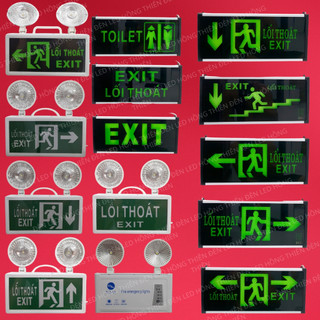 Đèn exit, đèn thoát hiểm, chỉ lối thoát 2 mặt