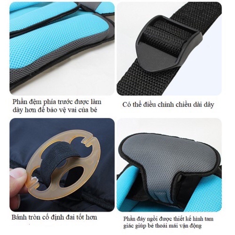 Ghế ô tô cho bé ⚡️𝐅𝐑𝐄𝐄 𝐒𝐇𝐈𝐏⚡️ Đai an toàn cho bé - Yên tâm mỗi chuyến đi - Đủ màu !