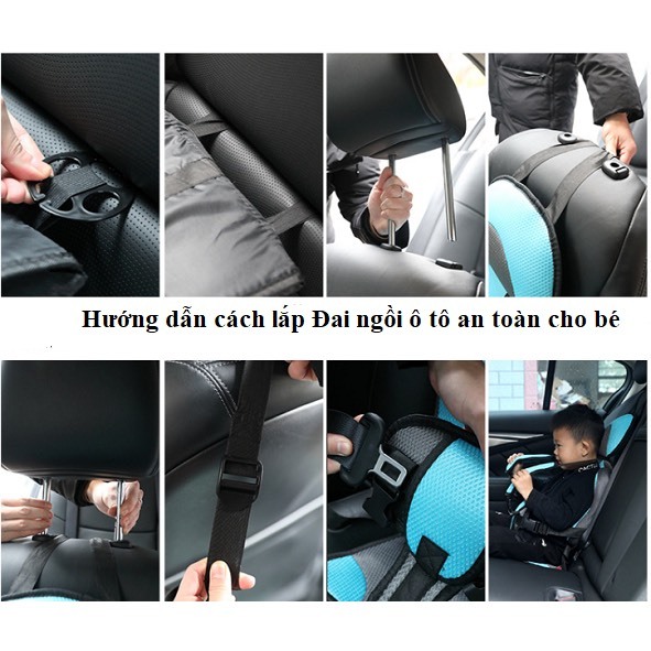 Ghế ô tô cho bé ⚡️𝐅𝐑𝐄𝐄 𝐒𝐇𝐈𝐏⚡️ Đai an toàn cho bé - Yên tâm mỗi chuyến đi - Đủ màu !