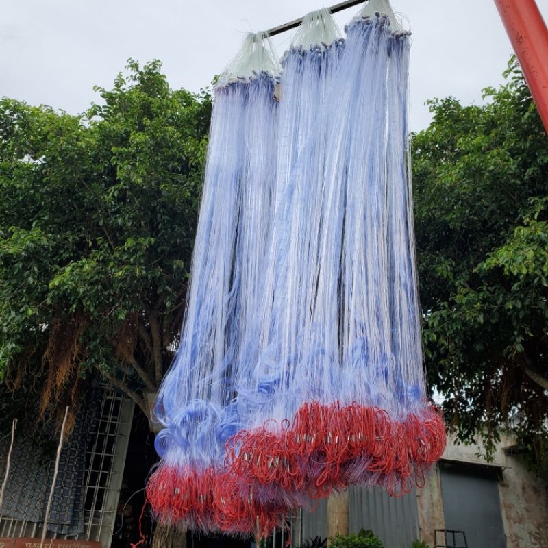 , Dài 75m, Viền đỏ chì nặng chuyên đánh sông, suối, hồ, cỡ cá gần 1kg đổ lại.