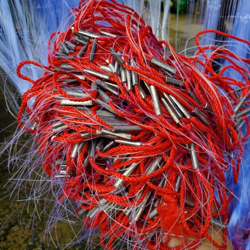 , Dài 75m, Viền đỏ chì nặng chuyên đánh sông, suối, hồ, cỡ cá gần 1kg đổ lại.