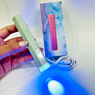 Máy hơ mini đèn hơ mini làm nail tích điện