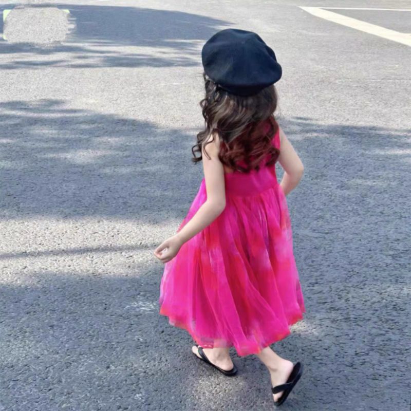 Đầm váy ren công chúa 3 tầng cao cấp haivanco bé gái từ 10 đến 40 kg mềm mại và thoáng mát đi chơi đi tiệc đều đẹp