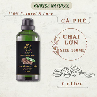 Tinh Dầu Cà Phê Guniss 100ML | Cafe Thiên Nhiên, Nguyên Chất 100%, Có Kiểm Định COA.