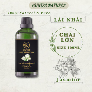 Tinh Dầu Hoa Nhài Guniss 100ML | Thiên Nhiên, Nguyên Chất 100%, Có Kiểm Định COA | Khuếch Tán, Xông Phòng.