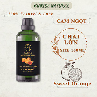 Tinh Dầu Cam Ngọt Guniss 100ML | Thiên Nhiên, Nguyên Chất 100%, Có Kiểm Định COA | Khuếch Tán, Xông Phòng.