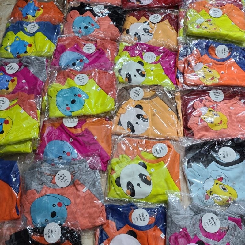 Set đồ bộ 6-18 Kg  hình động vật dễ thương cho bé