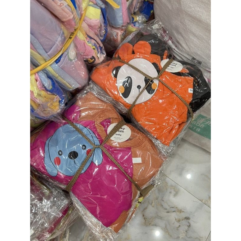 Set đồ bộ 6-18 Kg  hình động vật dễ thương cho bé