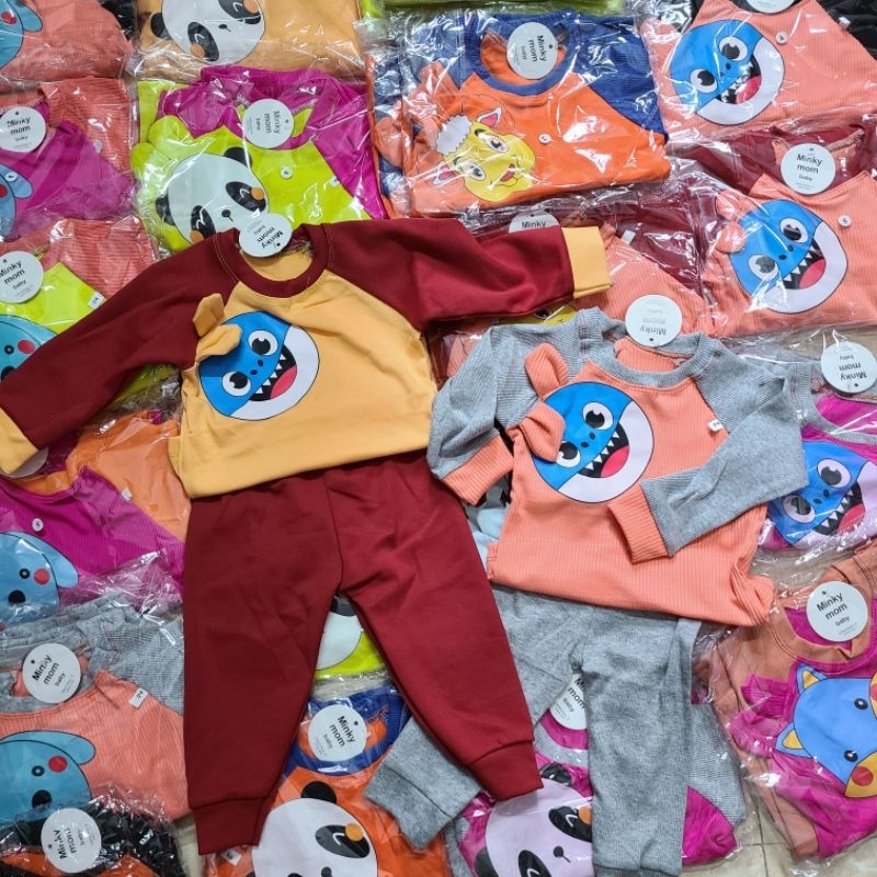 Set đồ bộ 6-18 Kg  hình động vật dễ thương cho bé