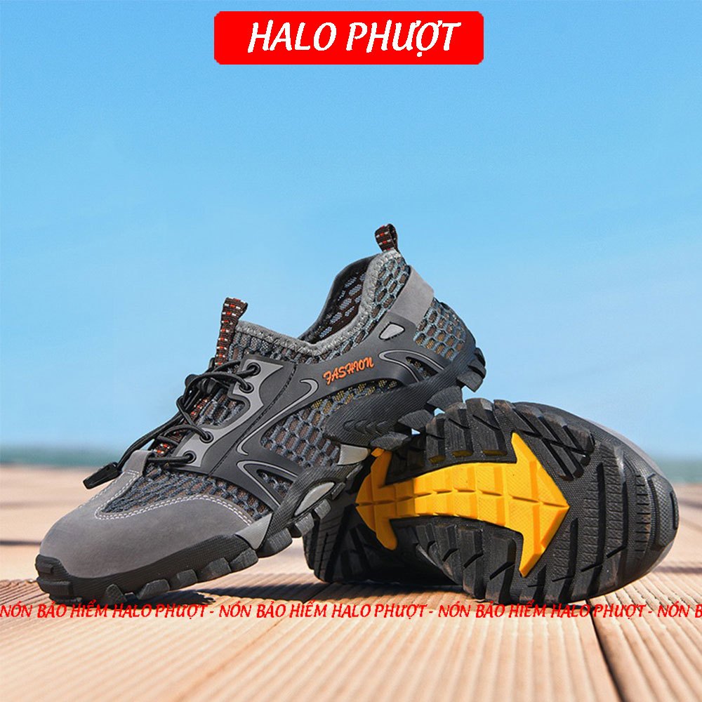 Giày leo núi trekking nam nữ, Đi phượt, Lội suối, Lội nước - Nhanh khô Fashion