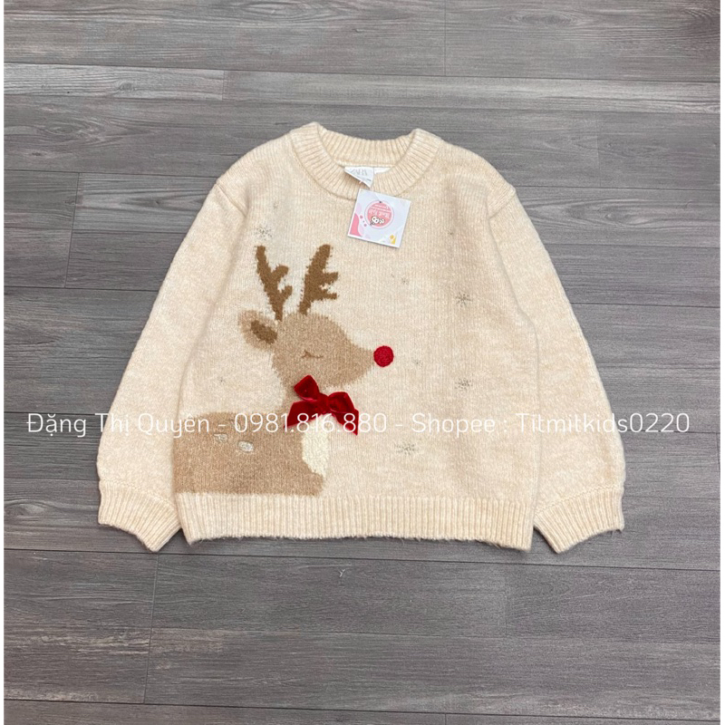 Áo len Za.ra bé cho bé gái 6m-6y
