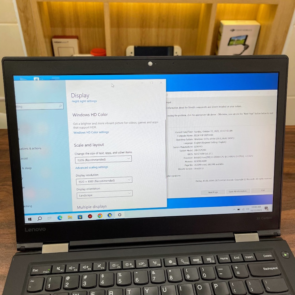 Laptop Lenovo Thinkpad X1 Carbon Gen 3/4/5 có cảm ứng - Ram 8G SSD 256G