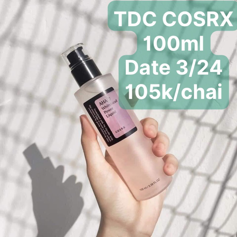 Tdc hoá học AHA7 COSRX 100ml date 3/24