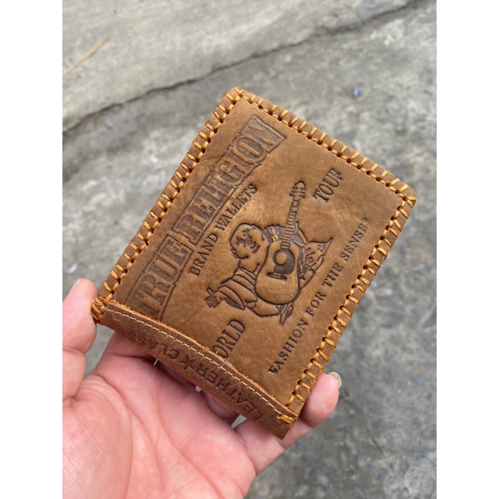 Ví Nam Da Bò Sáp Thật May Tay- Hình Ông Địa