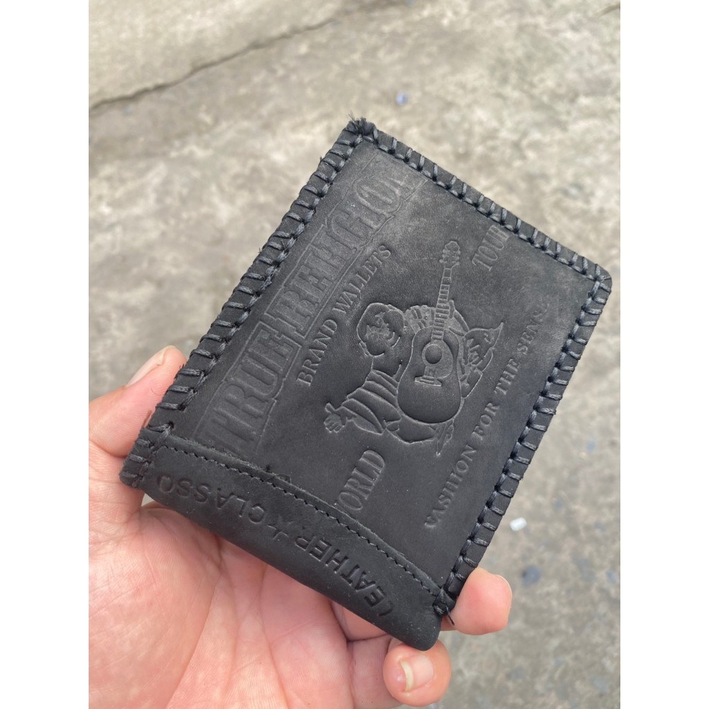 Ví Nam Da Bò Sáp Thật May Tay- Hình Ông Địa