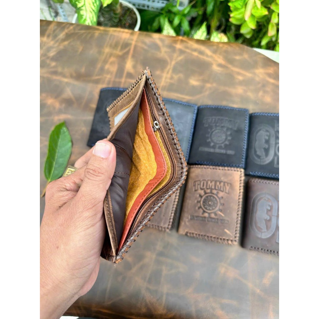 Ví Nam Da Bò Sáp Thật May Tay- Hình Ông Địa