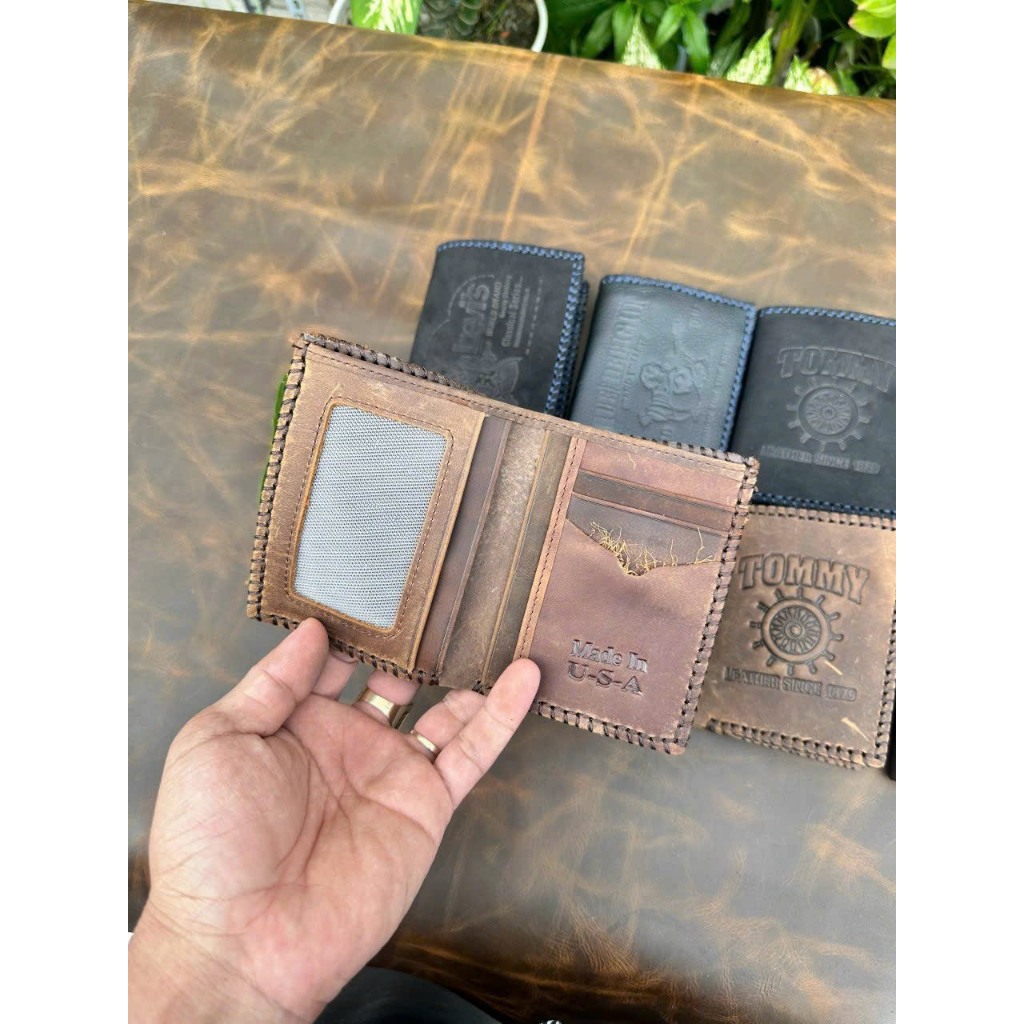 Ví Nam Da Bò Sáp Thật May Tay- Hình Ông Địa