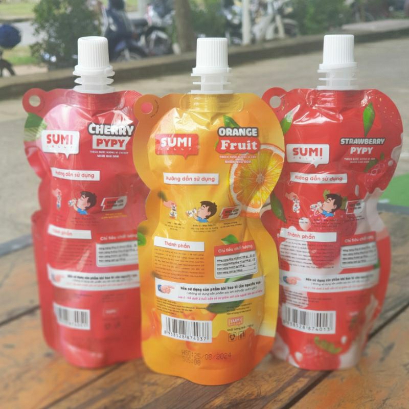 Thạch Trái Cây Bổ Sung Vitamin C túi 120g