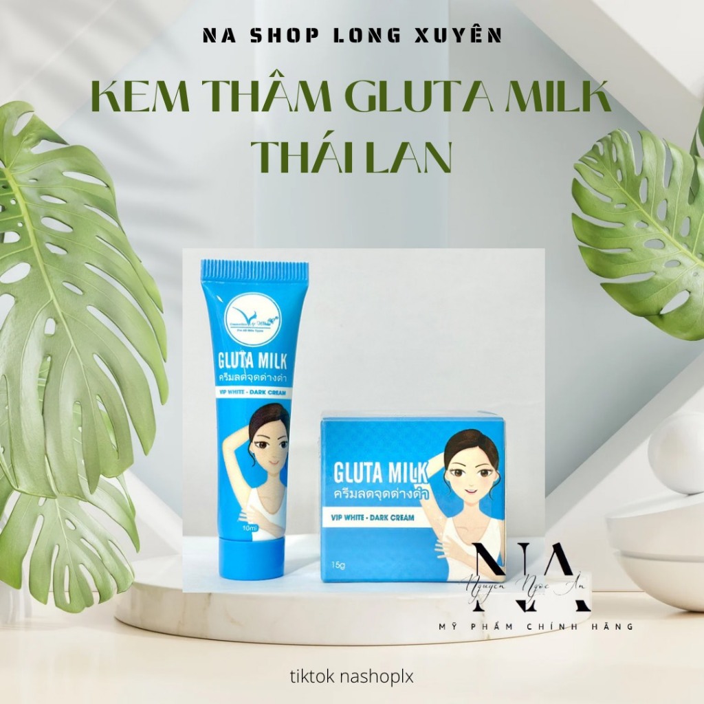 Kem thâm Gluta Milk có tặng kèm tuýt nhỏ