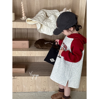 𝒀𝑰𝒀𝑨𝒀𝑨 𝑲𝑰𝑫𝑺 (Y1111)-Váy nỉ hoodie cá tính