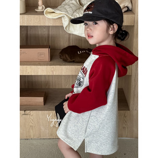 𝒀𝑰𝒀𝑨𝒀𝑨 𝑲𝑰𝑫𝑺 (Y1111)-Váy nỉ hoodie cá tính