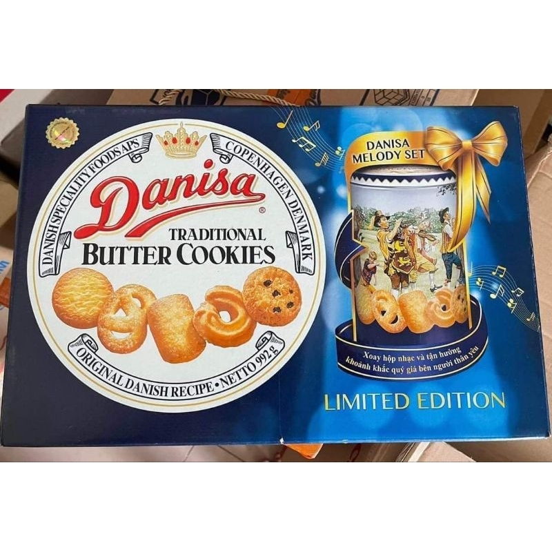 Hộp Quà Bánh Quy Danisa Melody Hộp Nhạc 992G