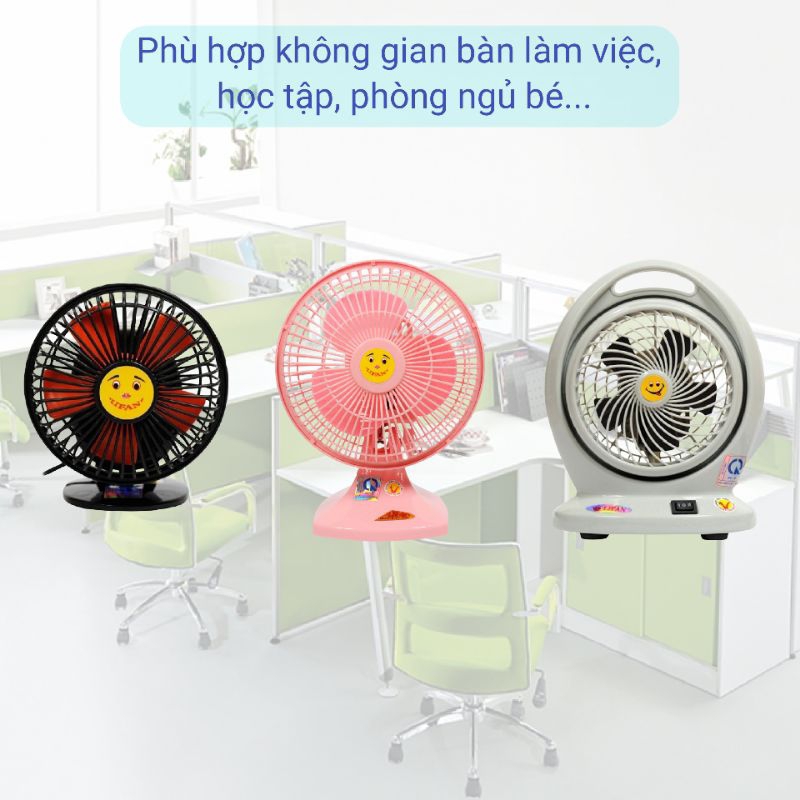 QUẠT BÀN MINI LIFAN B-106 15W mát êm