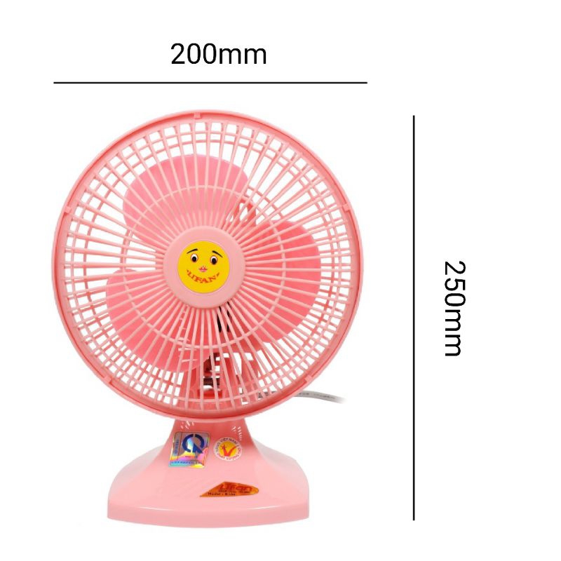 QUẠT BÀN MINI LIFAN B-106 15W mát êm