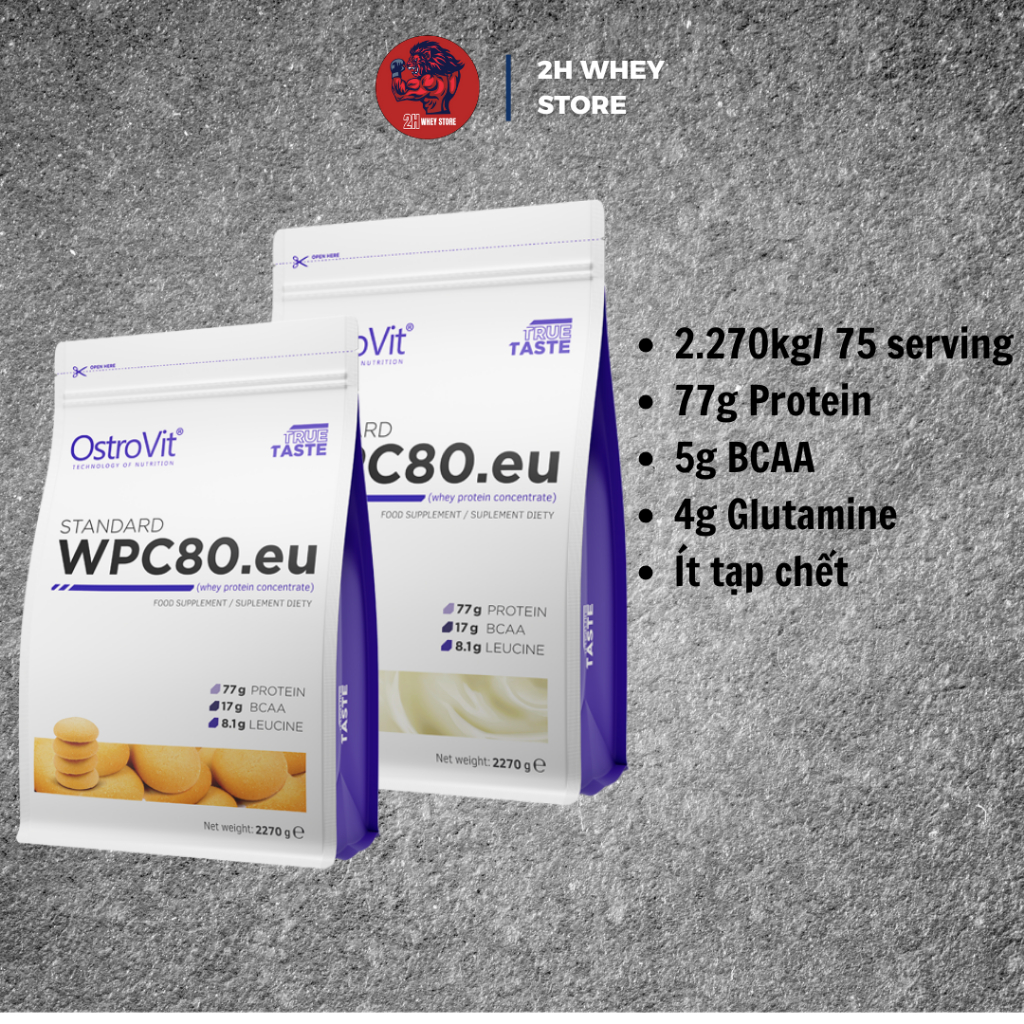Whey Protein WPC80.eu Ostrovit, Sữa Whey Ostrovit
