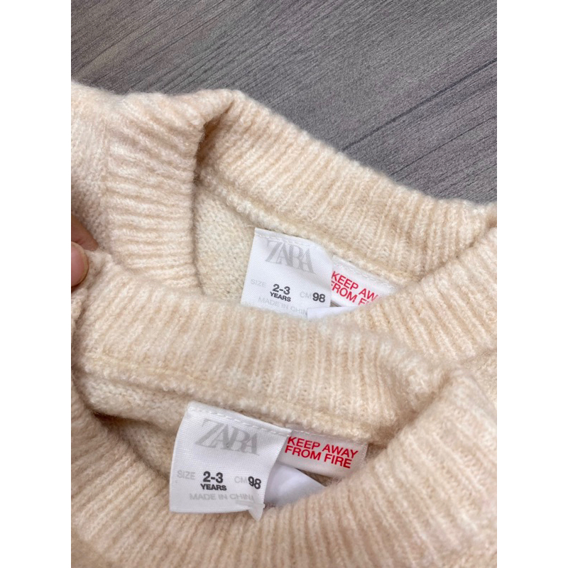 Áo len Za.ra bé cho bé gái 6m-6y
