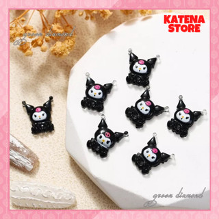 Lẻ 1 cái - phụ kiện charm trang trí móng hình kuromi