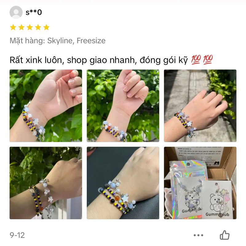 Vòng tay Y2k phong cách đơn giản, dễ thương | Gummyclub