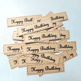 50 Nhãn Dán Sticker “HAPPY BIRTHDAY”