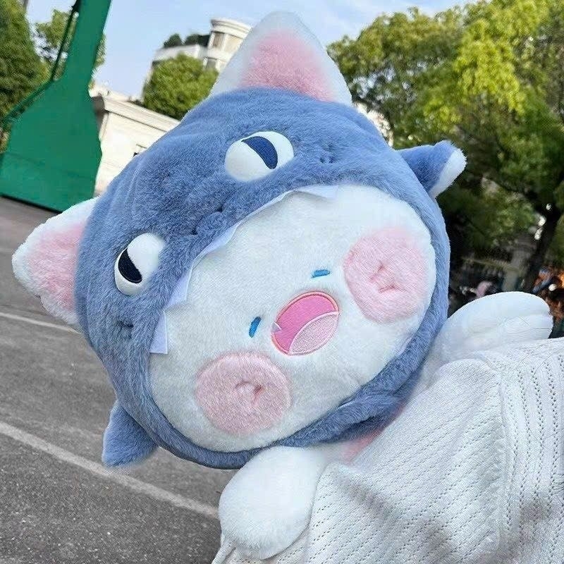 Gấu bông ❤️ Mèo DuDu ❤️ Mèo bông du du nón cá hàng nhập cao cấp bông mịn siêu dễ thương !! FREE GÓI QUÀ