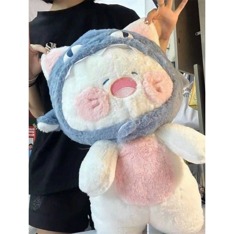 Gấu bông ❤️ Mèo DuDu ❤️ Mèo bông du du nón cá hàng nhập cao cấp bông mịn siêu dễ thương !! FREE GÓI QUÀ