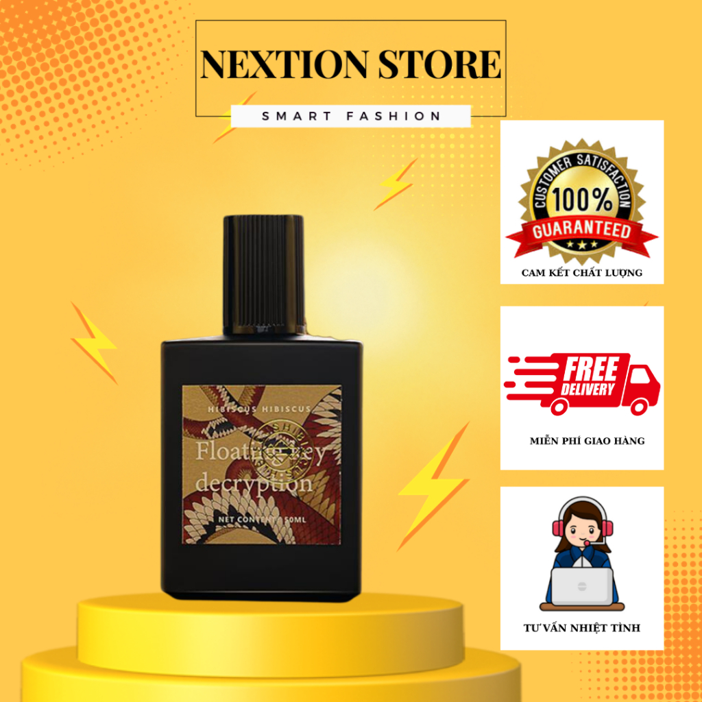 Nước hoa nam cao cấp thơm lâu HIBSCUS 50ml hương thơm nam tính mạnh mẽ.