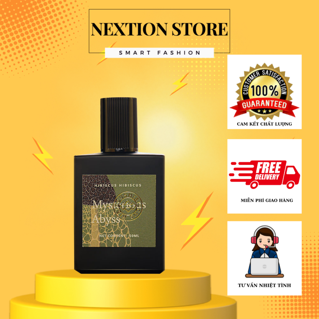 Nước hoa nam cao cấp thơm lâu HIBSCUS 50ml hương thơm nam tính mạnh mẽ.