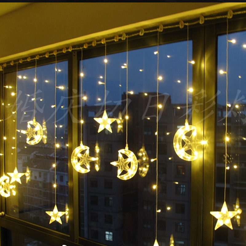 Đèn LED ngôi sao trang trí nhấp nháy 12 ngôi sao lớn bé_0MS0055