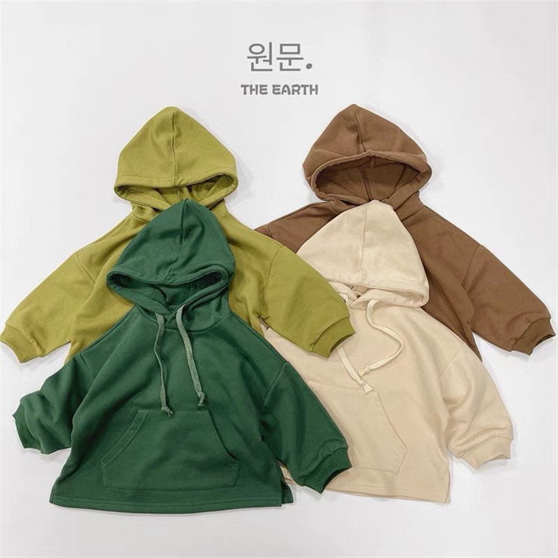 Hoodie Trơn Cho Bé Mã 03