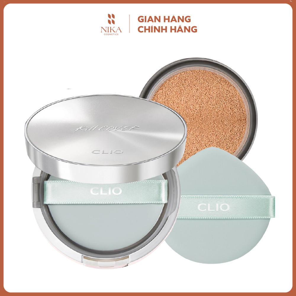 [CHÍNH HÃNG] Phấn nước Clio Kill Cover Calming Spf40 + kèm lõi [Nika Cosmetics]