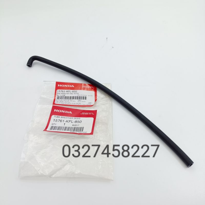 Ống thông hơi máy xe WAVE thái 110, FUTURE 1 zin Honda 5x345