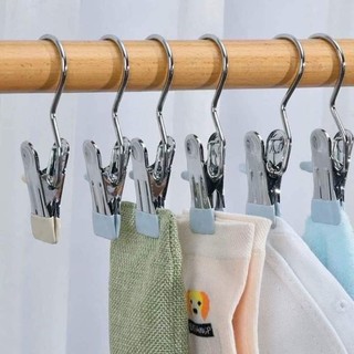 😍😍Móc kẹp phơi đồ thần thánh, Kẹp chip, tất siêu tiện lợi, gọn gàng - 1 móc kèm 1 kẹp😍😍