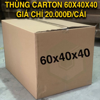 Thùng carton lớn 60x40x40, thùng carton chuyển nhà, dọn trọ